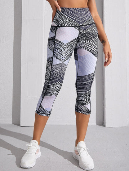 Futuristiset Korkeavyötäröiset Treenileggingsit